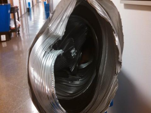 Aging HVAC Systems (Damaged Duct) Damaged HVAC Duct