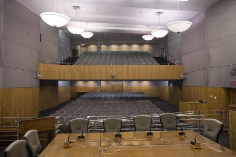 Inaccessible Hearing Room Large Hearing Room