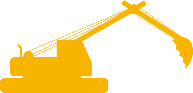 An image of a crane on background of website.