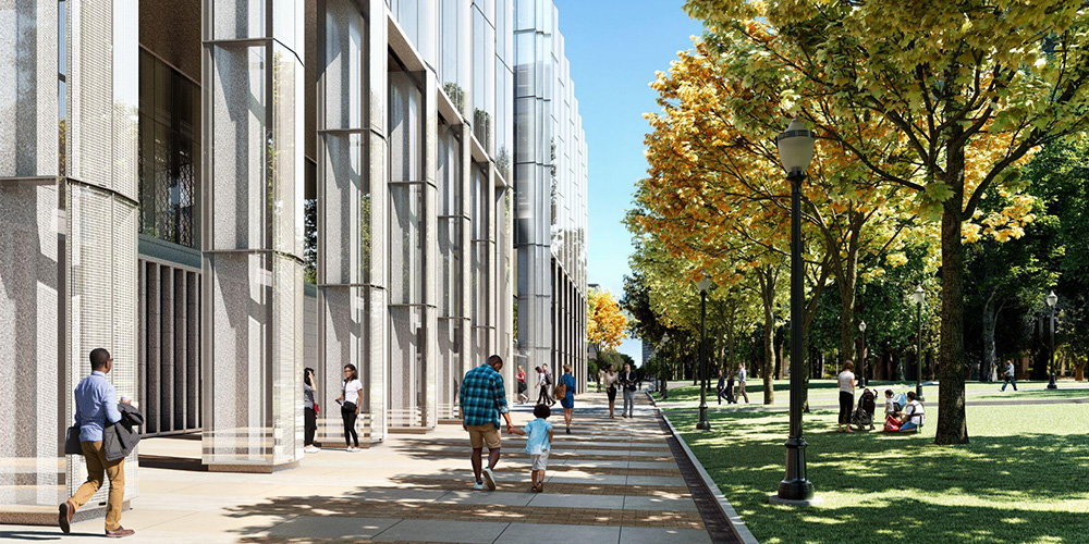 Side view of the Annex